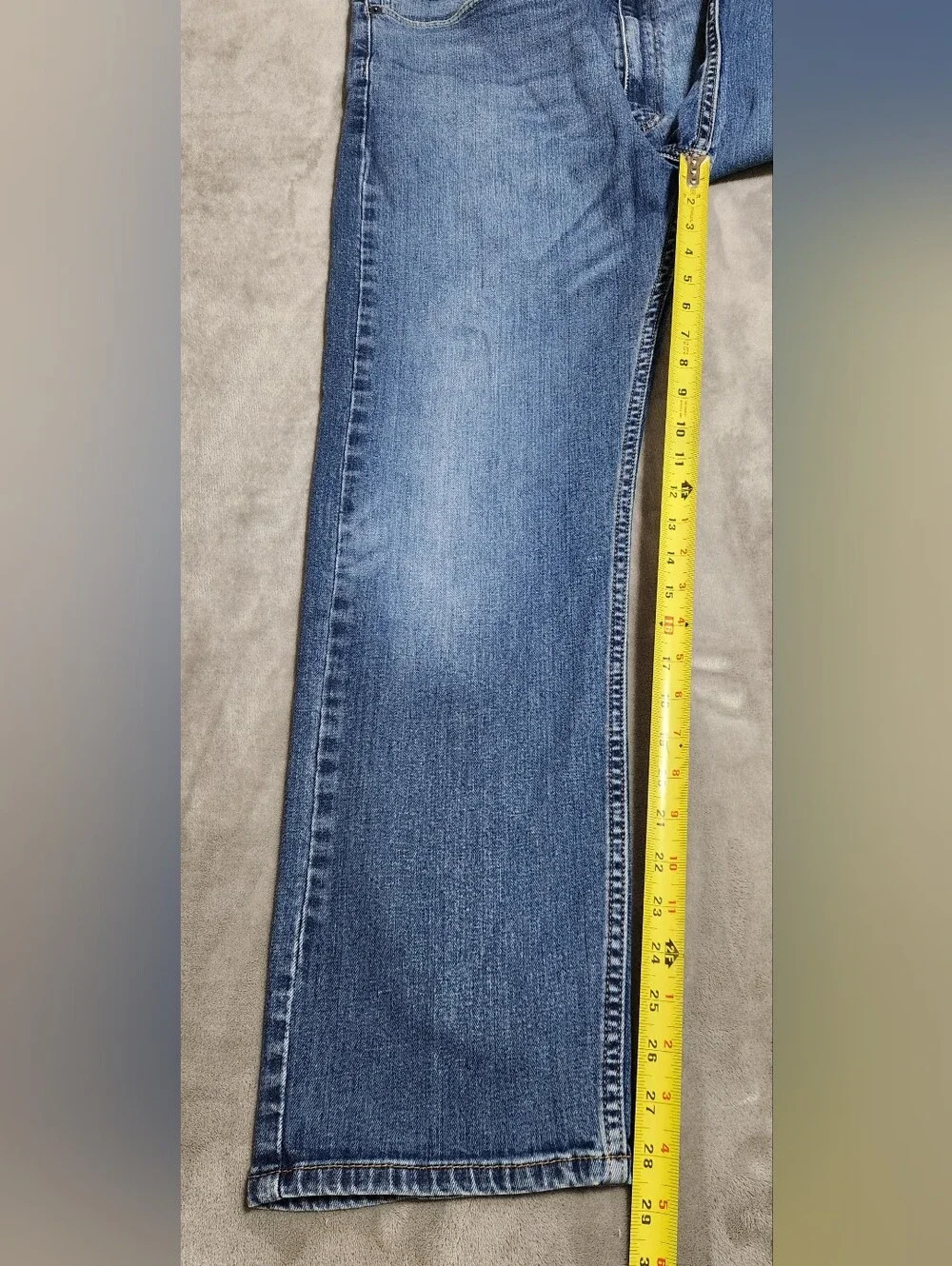 Levi's 505 Regular Straight Leg Jeans 40x30 Blue